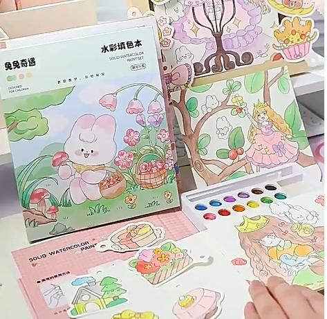 Cartoon Art Painting Set