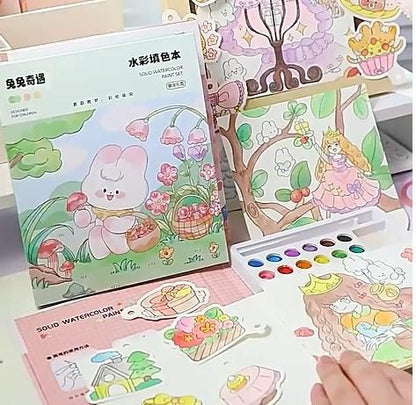 Cartoon Art Painting Set